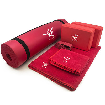 6 in 1 nicht starkem nicht Beleg-Yoga Mat Towels Yoga Strap Beleg-Yoga-Mat Sets NBR