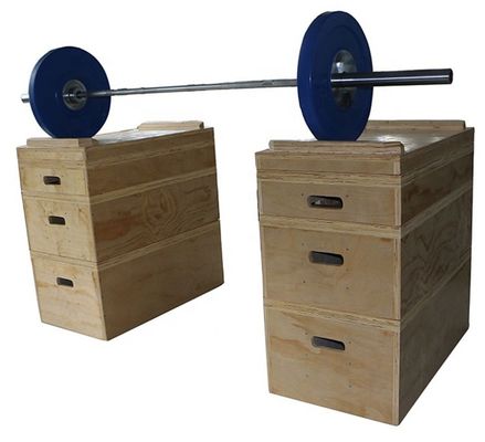 Justierbarer Gewichtheben-Ruck blockiert hölzernen Eignungs-Ausrüstung Wholsesale-Lieferanten