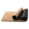 Kundenspezifischer Beleg-beständige Yoga-Matte des Naturkautschuk-Cork Non Slip Yoga Mat