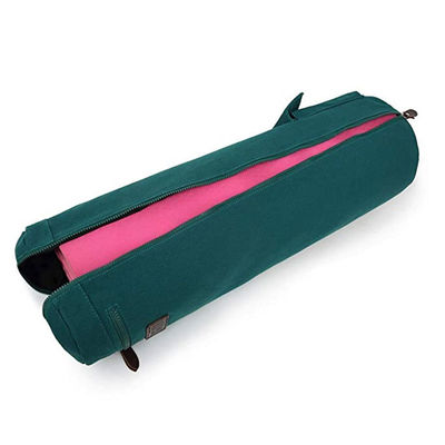 70×14cm Baumwollsegeltuch-Reißverschluss-Mode-Yoga Mat Bag Regular Color