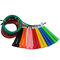 Rohs Mehrfarben-PVC-Stahldraht-Sprungs-Springseil mit Schrauben-Ausrüstung