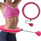 ABS Rosa Hula-Band-Ring For Adults Weighted Digital-Sport-Yoga-Eignungs-Ring