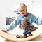 Kundenspezifisches Naturholz-Multifunktionsrocker scherzt hölzerne Montessori-Eignungs-Curvy Brett